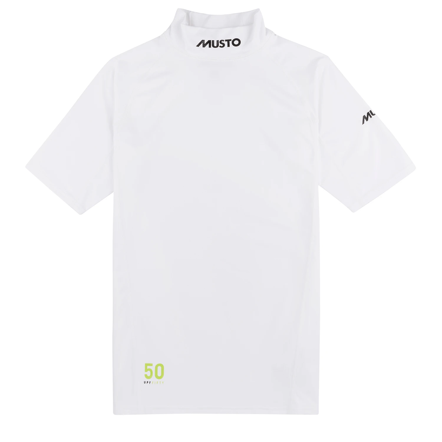 Musto Sunblock Short Sleeve Rash Guard - White 1 Musto Sunblock Short Sleeve Rash Guard - White